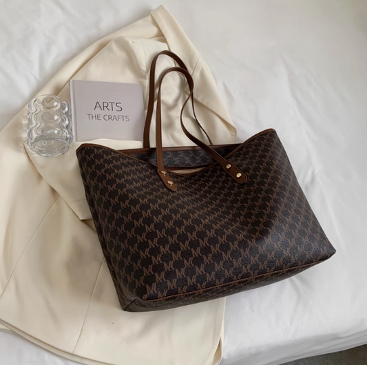 Light luxury large capacity commuter shoulder bag ED0197