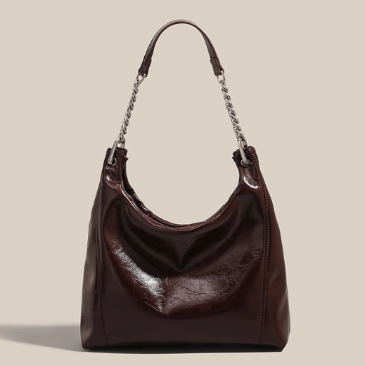 Retro large capacity commuter tote bag shoulder bag ED0209