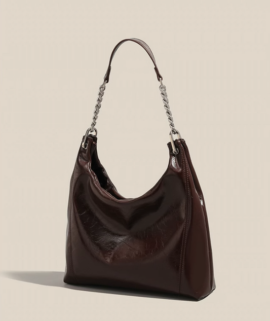 Retro large capacity commuter tote bag shoulder bag ED0209