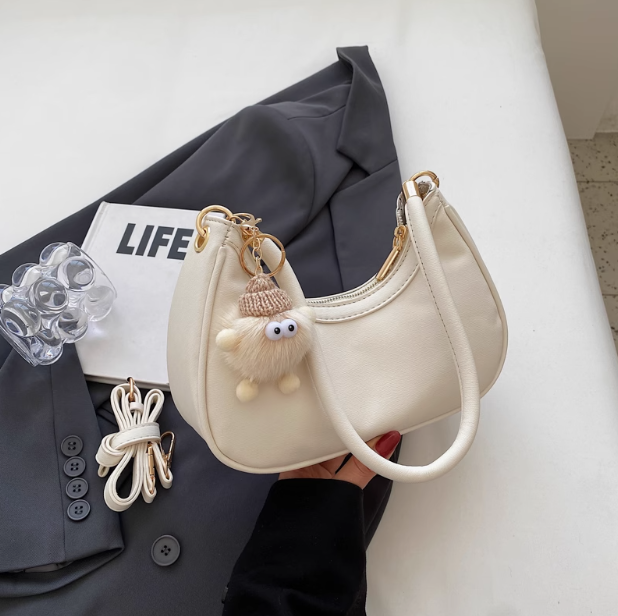 All-match hand-held single-shoulder crescent bag crossbody bag ED0847