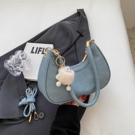 All-match hand-held single-shoulder crescent bag crossbody bag ED0847