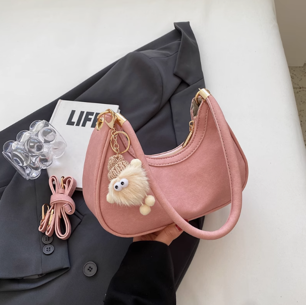 All-match hand-held single-shoulder crescent bag crossbody bag ED0847