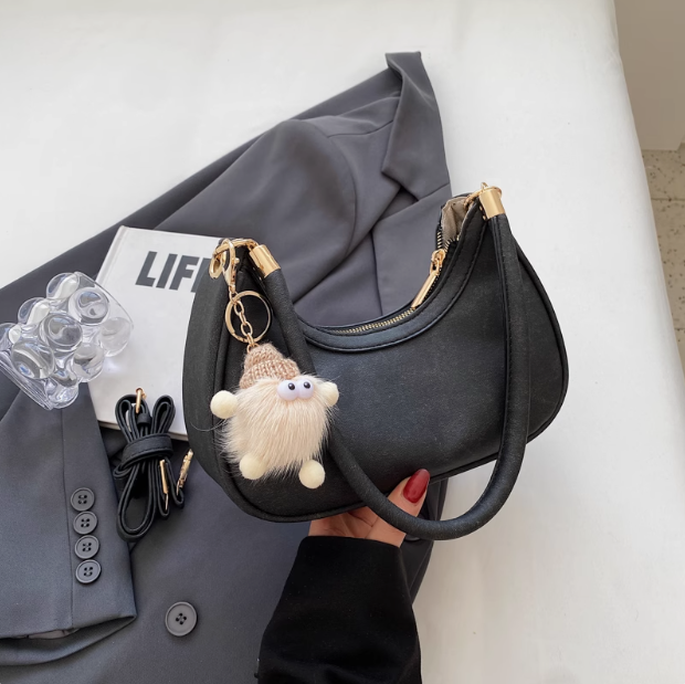 All-match hand-held single-shoulder crescent bag crossbody bag ED0847