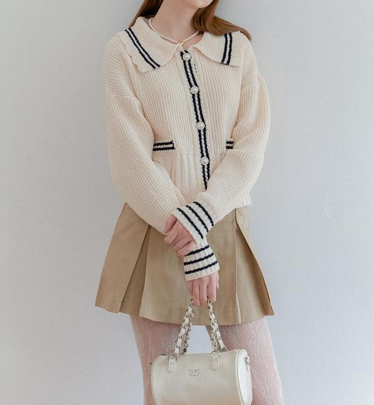 Apricot Cute Cardigan Sweater ED01342