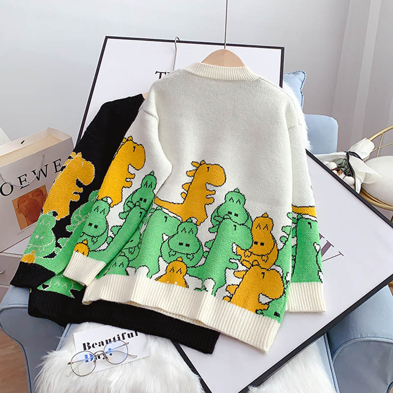 Cute Dinosaur Long Sleeve Sweater ED0085