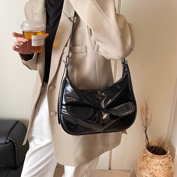 Simple retro shoulder bag messenger bag ED01003