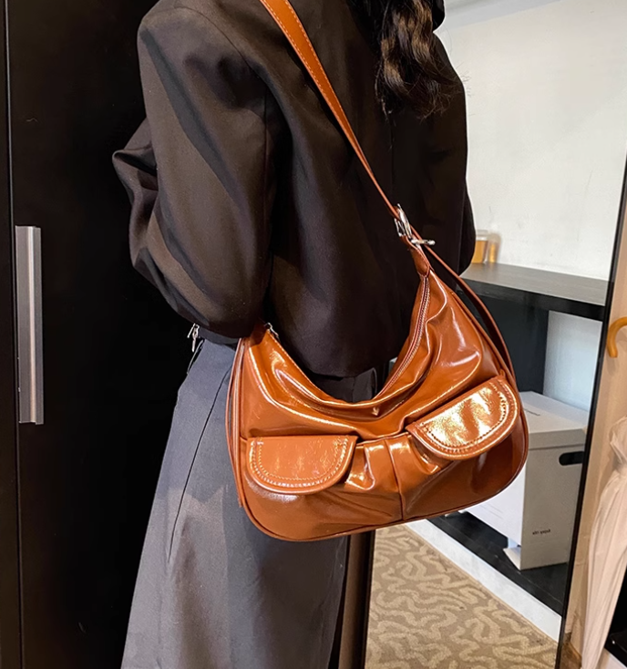 Simple retro shoulder bag messenger bag ED01003