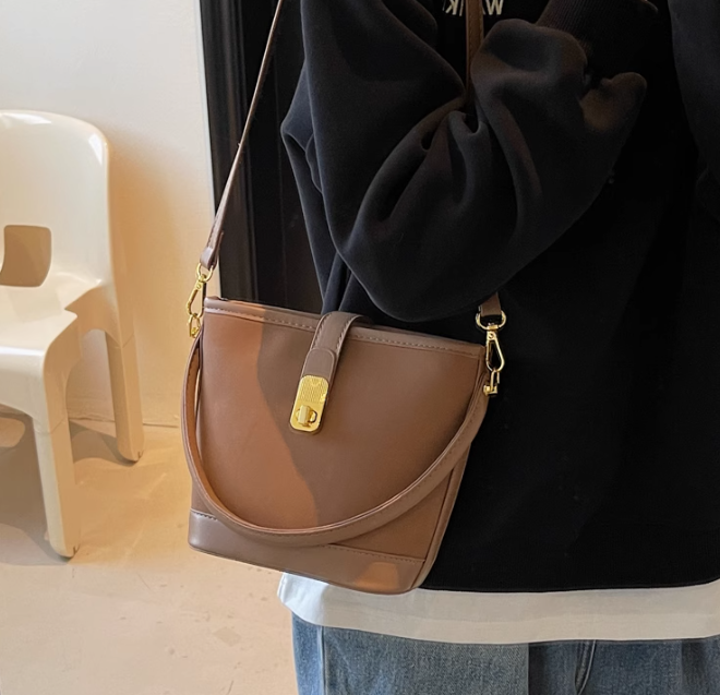 Fashion commuter bucket bag messenger bag ED01004