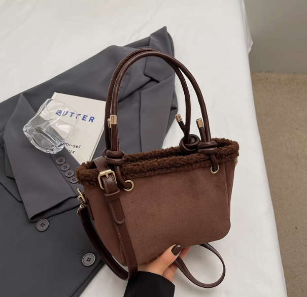 Retro frosted messenger bag exquisite handbag bucket bag ED01466