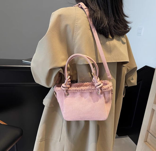 Retro frosted messenger bag exquisite handbag bucket bag ED01466