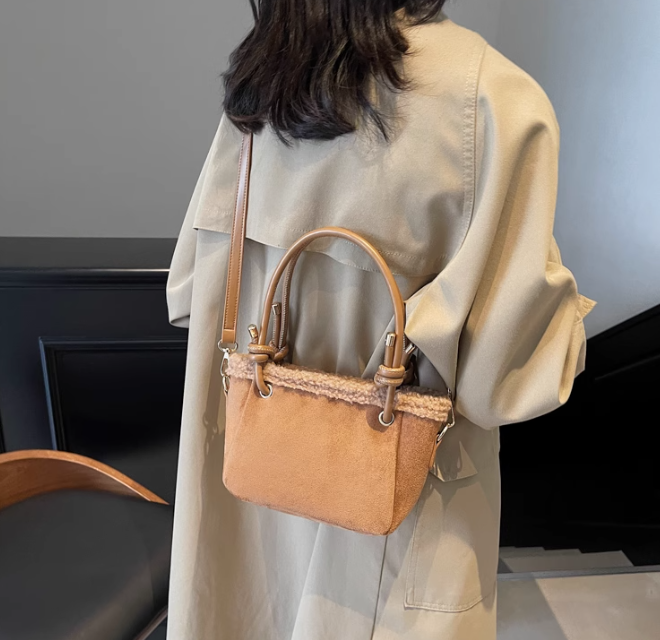 Retro frosted messenger bag exquisite handbag bucket bag ED01466
