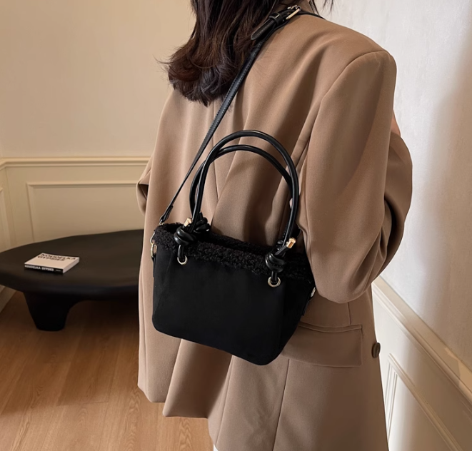 Retro frosted messenger bag exquisite handbag bucket bag ED01466