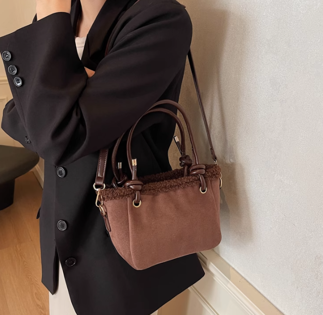 Retro frosted messenger bag exquisite handbag bucket bag ED01466