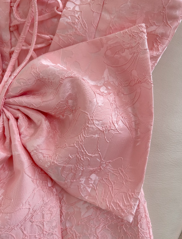 Pink Sweet Spaghetti Strap A-Line Short Prom Dress ED01042