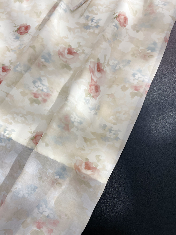 Gentle French sleeveless Sweet Floral Dress ED01049