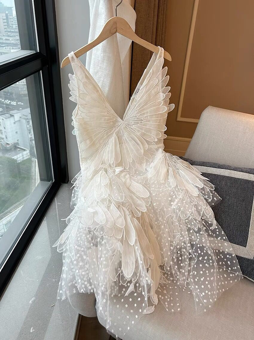Robe d'anniversaire en dentelle rétro française ED01053