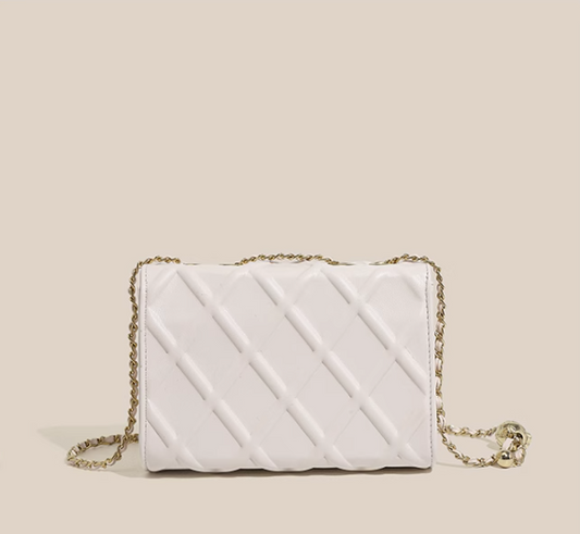 New high-end temperament versatile chain shoulder crossbody women's small square bag ED0115