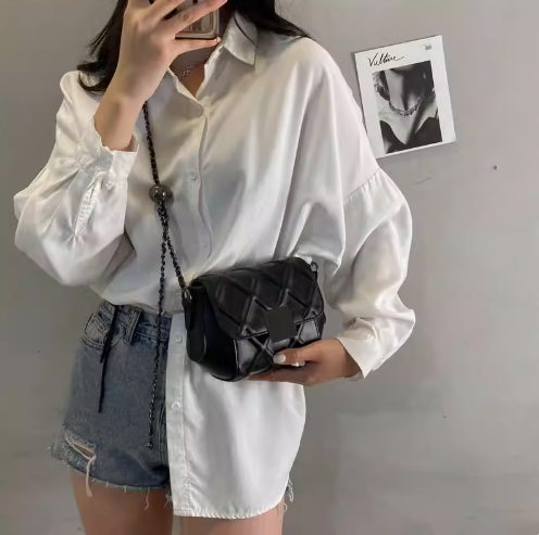 New trendy hot style fashionable high-end versatile crossbody mini chain bag  ED0123