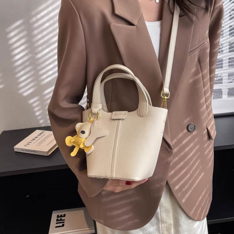 Fashionable and simple large capacity bucket bag ED0152