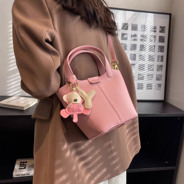 Fashionable and simple large capacity bucket bag ED0152