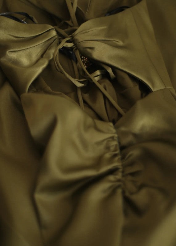Robe de bal longue en satin à col en V et sirène, élégante robe de soirée à bretelles spaghetti ED01584