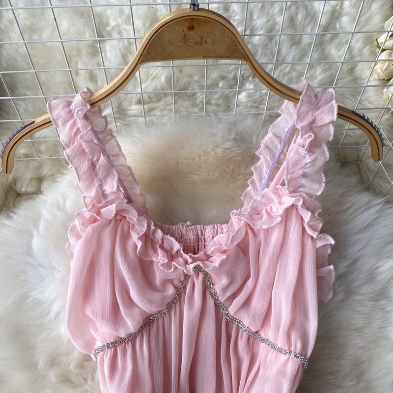 Pink A-line Fashion Dress ED0166