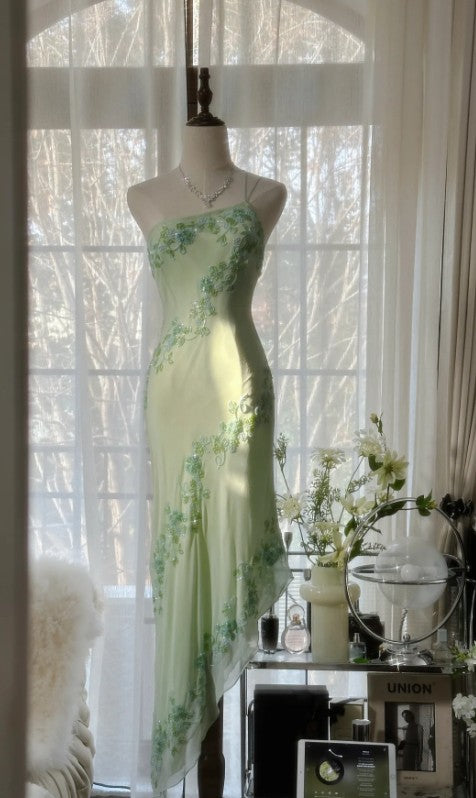 Fairytale Light Green Simple Bodycon Party Dresses Elegant One Shoulde EvaFashionDress Fairytale Light Green Simple Bodycon Party Dresses Elegant One Shoulde EvaFashionDress