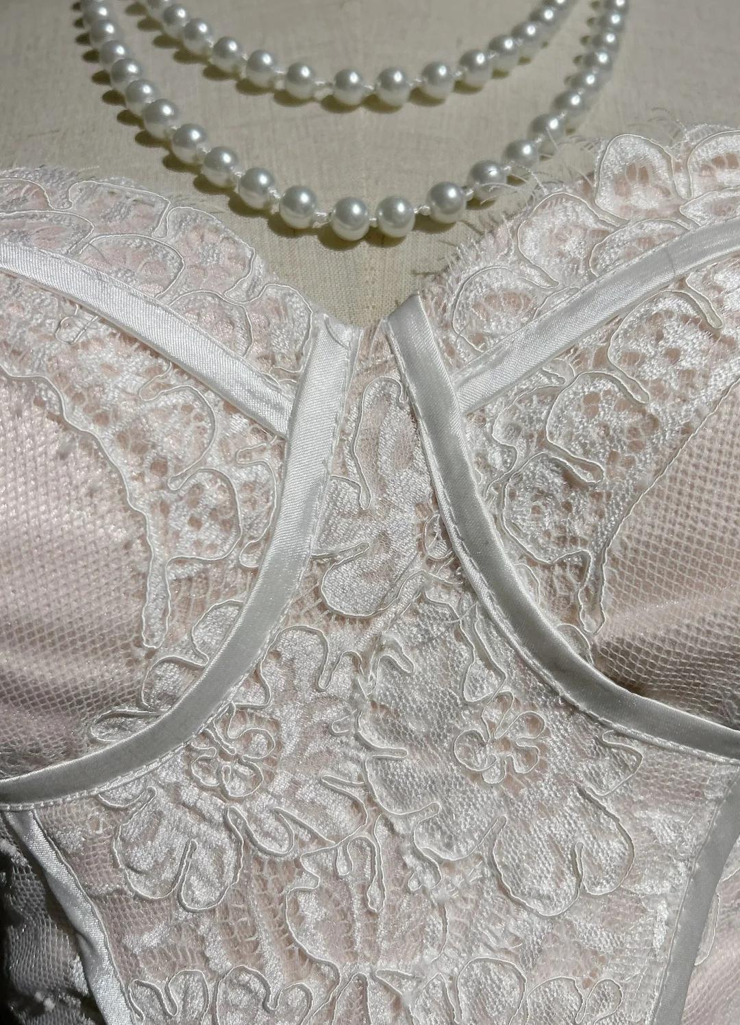 Robe de bal longue rose clair, style sirène, sans bretelles, en tulle et dentelle, décolleté en cœur, robe de soirée ED01762