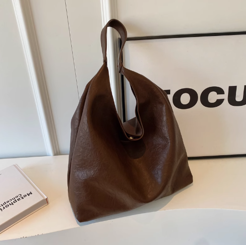 Autumn and winter fashion simple high-end shoulder bag casual versatile large capacity tote bag ED0176