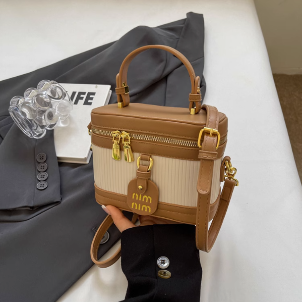Fashionable contrast color crossbody bag ED0190