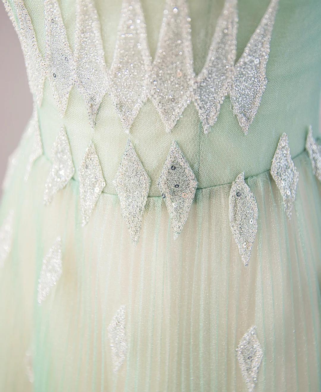 Sweet🍸 Fairy Style Ball Gown for Birthday&Quinceanera-Sparkling Diamond A-line Tulle Evening Dress
