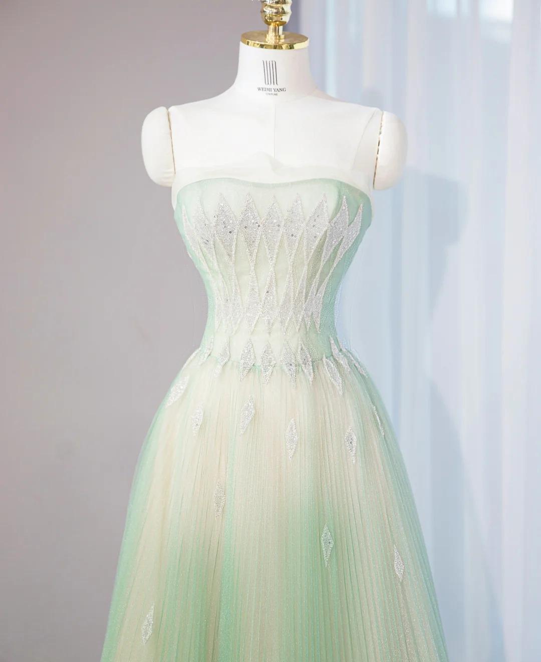Sweet🍸 Fairy Style Ball Gown for Birthday&Quinceanera-Sparkling Diamond A-line Tulle Evening Dress