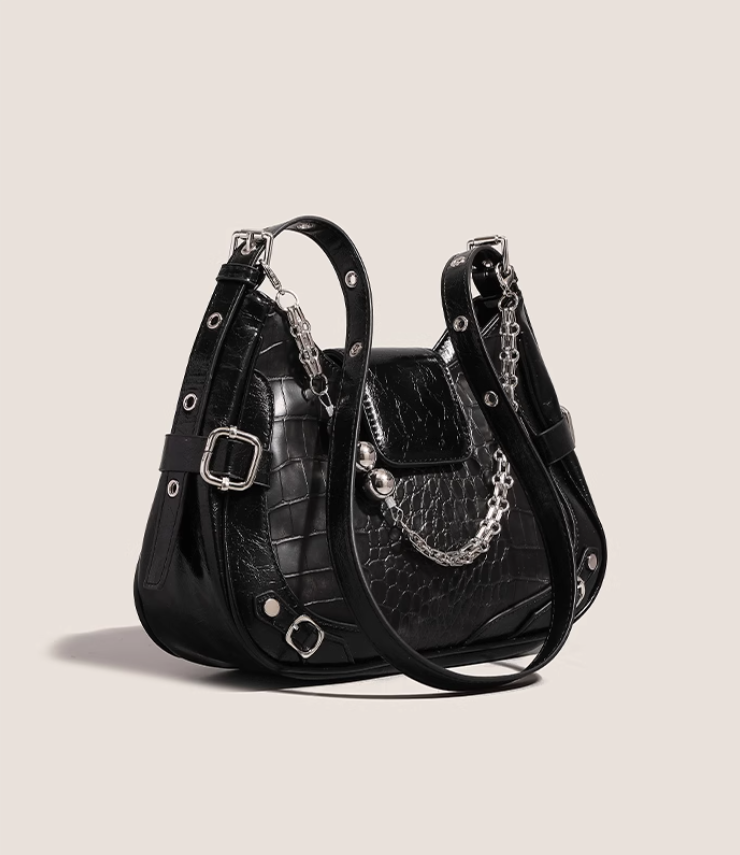 Versatile niche crescent bag shoulder crossbody bag ED0208