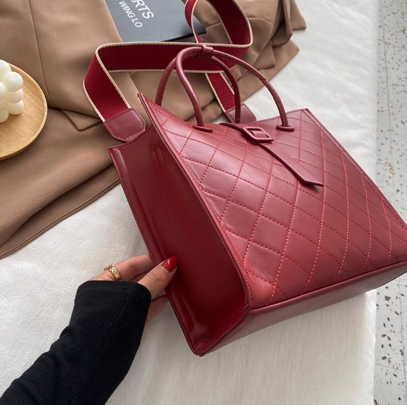 Red Fashion Handbag Crossbody Bag ED0212