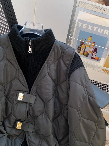 Chanel style vest two-piece sweater cotton coat ED0213