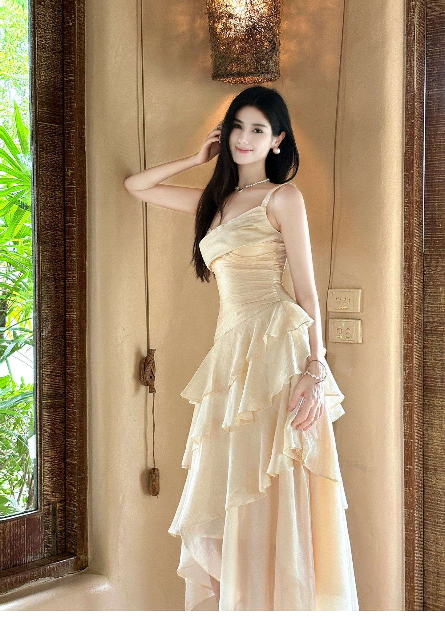 Fashion Spaghetti Straps 16th Birthday Outfits Chiffon A-Line Short Prom Dresses Sweet Homecoming Dress ED02214