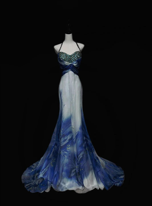 Elegante Sweetheart Neck Mermaid Prom Kleider Satin Sicke Einfache Abendkleider ED02324