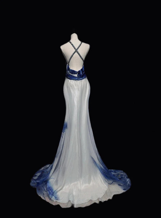 Elegante Sweetheart Neck Mermaid Prom Kleider Satin Sicke Einfache Abendkleider ED02324