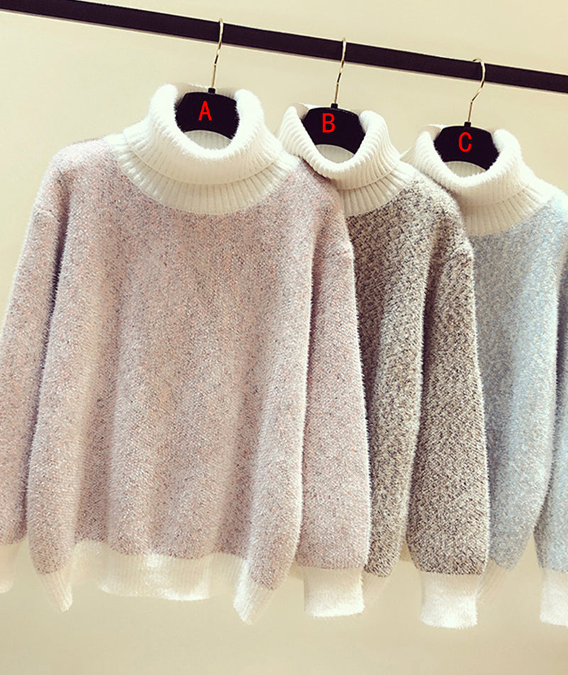 Sweater Cute Turtleneck Sweater ED0256