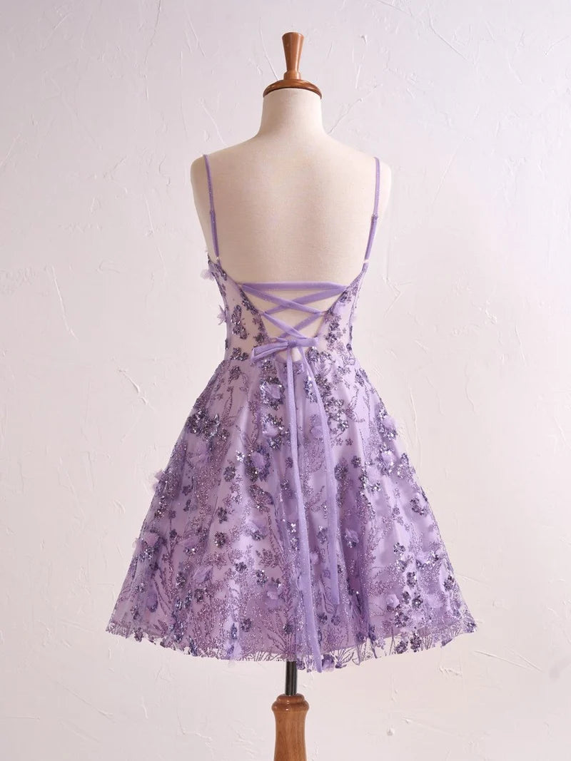 Wunderschönes dunkelolivgrünes herzförmiger Ausschnitt A-Linie Satin Tüll Kurzes Ballkleid Homecoming-Kleid ED02575