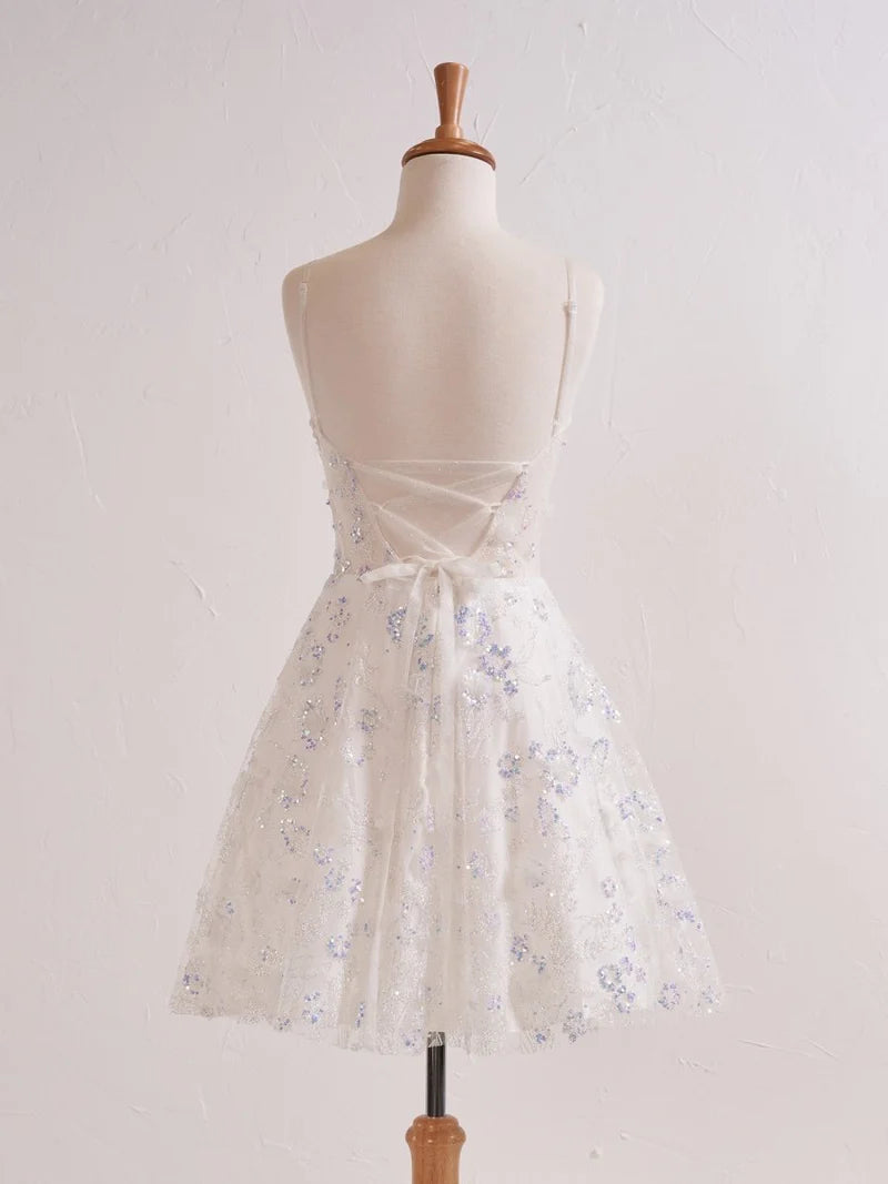 Wunderschönes dunkelolivgrünes herzförmiger Ausschnitt A-Linie Satin Tüll Kurzes Ballkleid Homecoming-Kleid ED02575