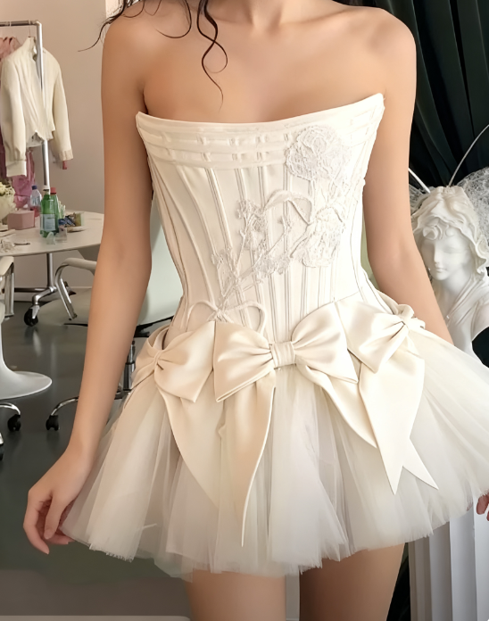 Wunderschönes dunkelolivgrünes herzförmiger Ausschnitt A-Linie Satin Tüll Kurzes Ballkleid Homecoming-Kleid ED02575