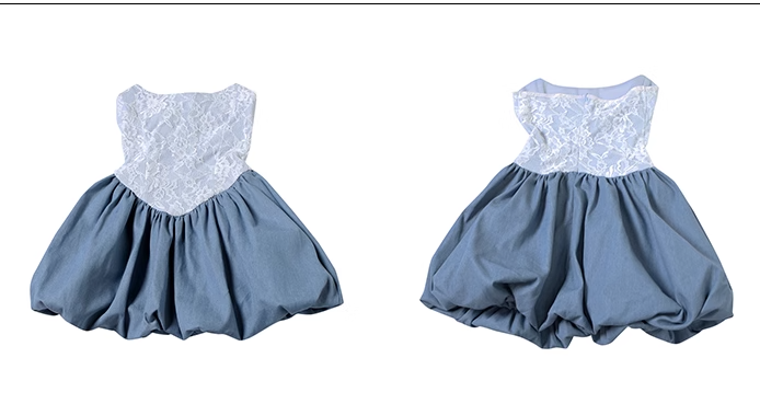 Elegant Blue Strapless A-Line Satin Short Prom Dresses Homecoming Dresses ED02781