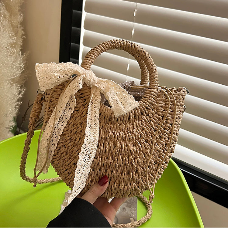 Fashion Straw Women's Crossbody Bag ED0302