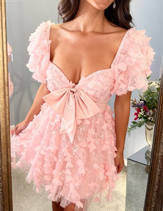 Wunderschönes dunkelolivgrünes herzförmiger Ausschnitt A-Linie Satin Tüll Kurzes Ballkleid Homecoming-Kleid ED02575
