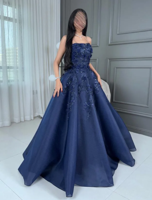 Superbe robe de soirée longue en satin fuchsia, style sirène, sans bretelles, ED02613