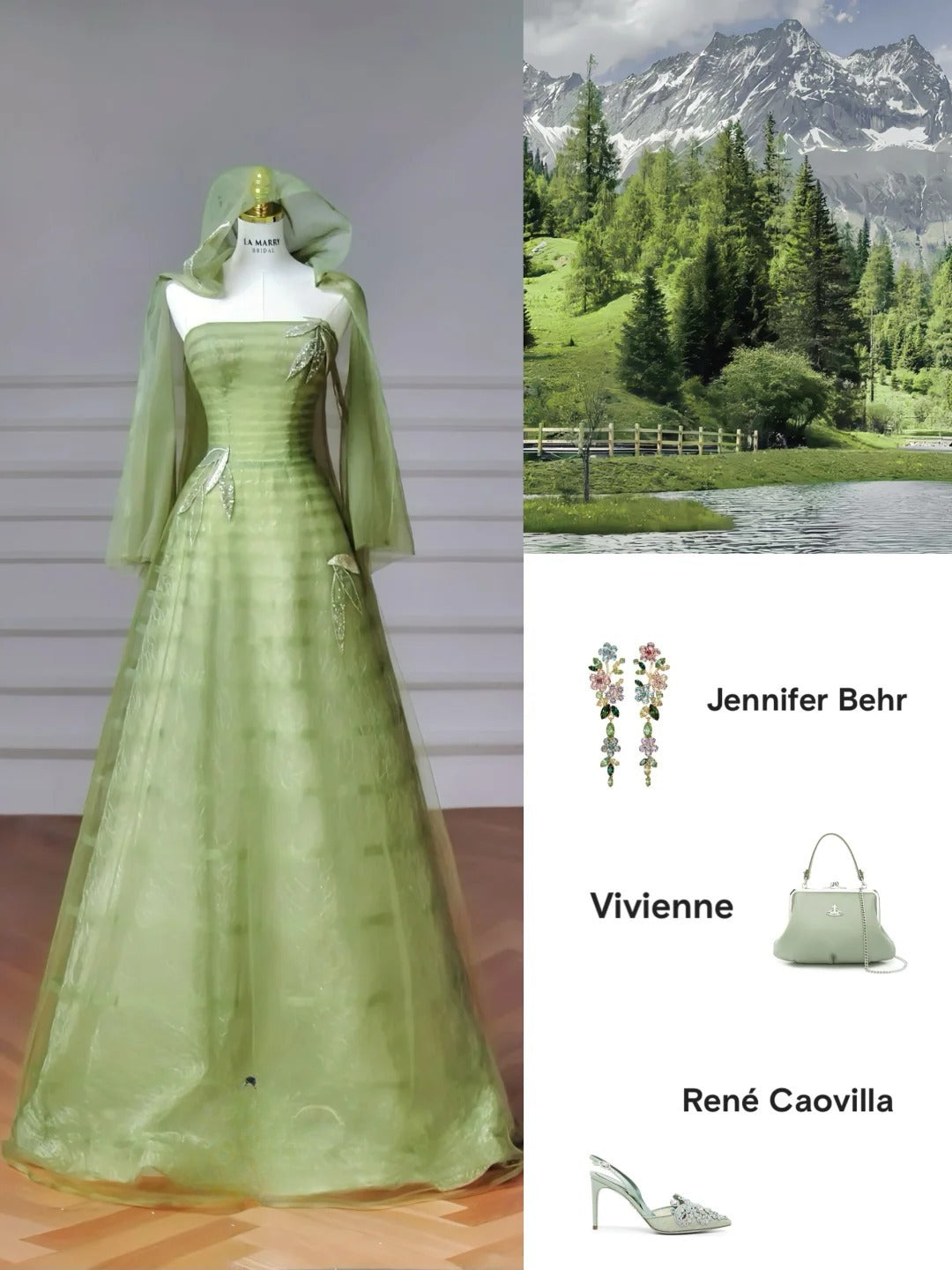 Fairytale Green Strapless A-Line Tulle Evening Gowns Sweet 16 Dress Quinceanera Dress ED03176