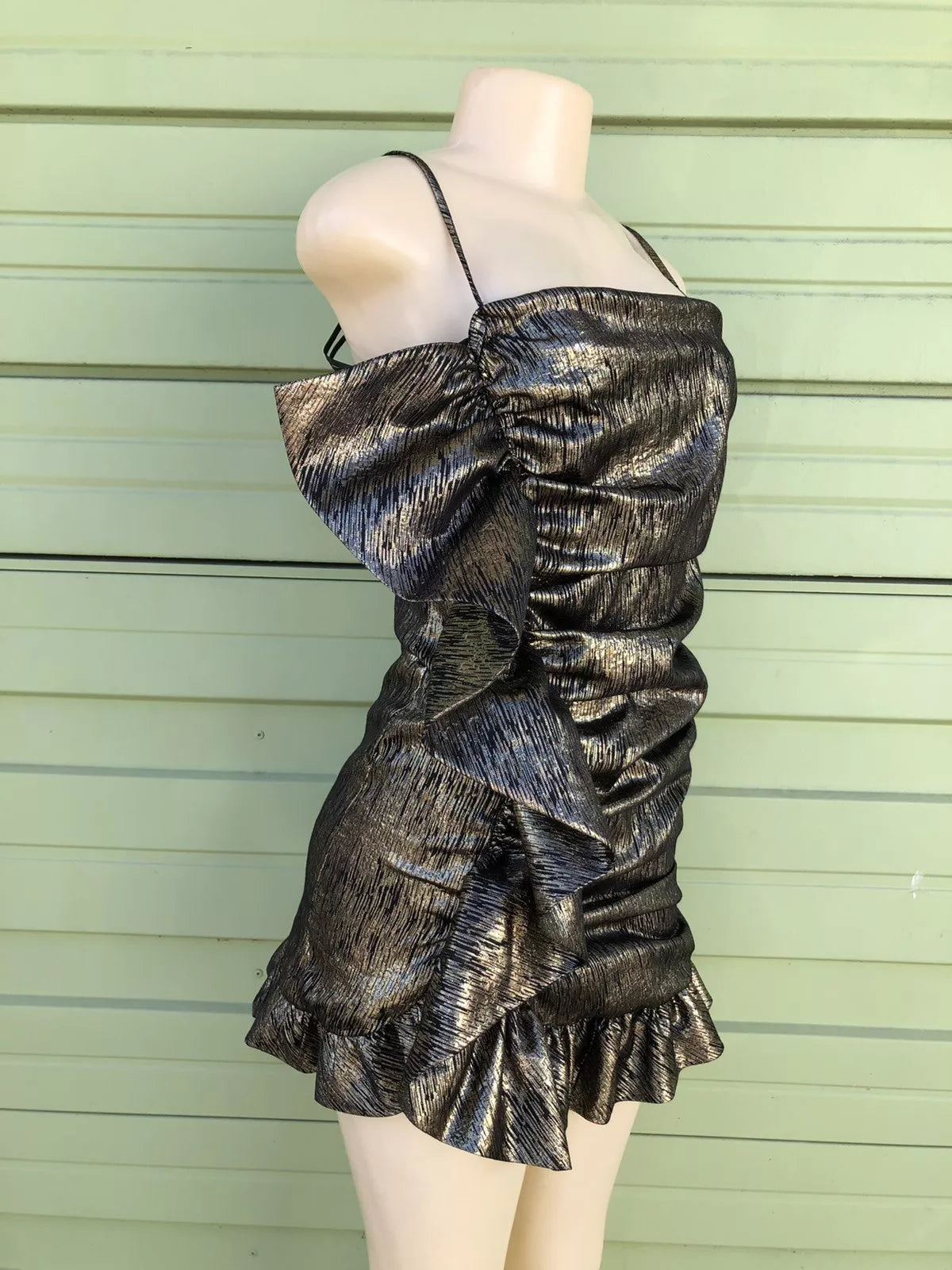 Fashion Black Gold Strapless Bodycon Short Party BirthdayDresses Sexy Homecoming Dresses