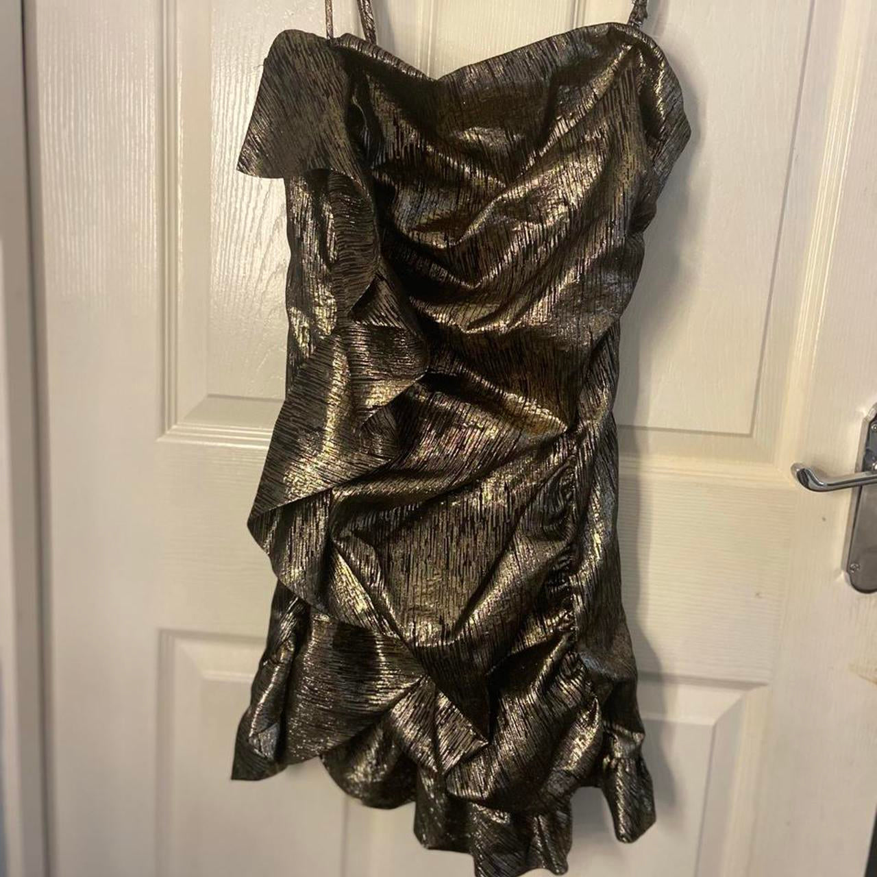 Fashion Black Gold Strapless Bodycon Short Party BirthdayDresses Sexy Homecoming Dresses