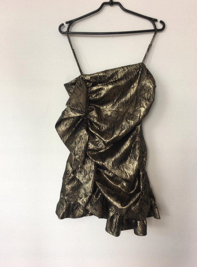 Fashion Black Gold Strapless Bodycon Short Party BirthdayDresses Sexy Homecoming Dresses